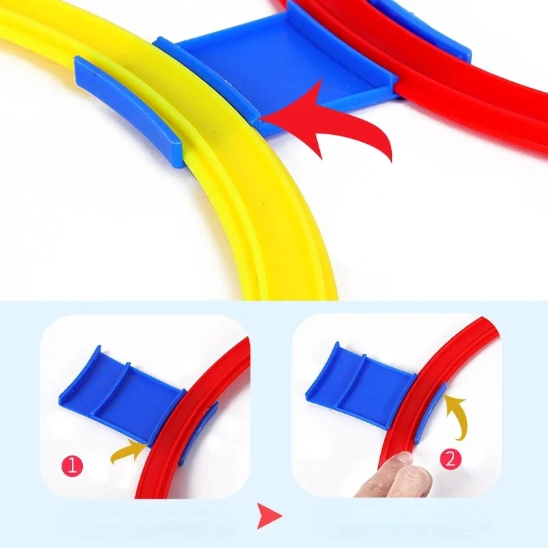 Outdoor Funny Physical Training Sport Toys Lattice Jump Ring Set Game with 10 Hoops 10 Connectors for Park Play Boys Girls detail