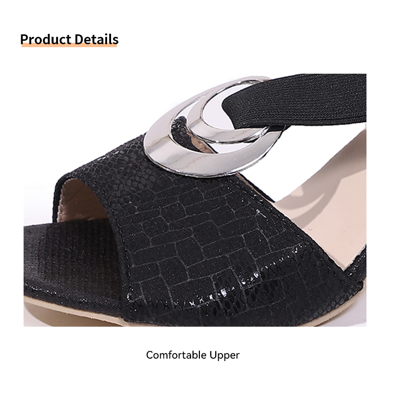 New Style Woman Shoes Sexy Luxury High Heels Sandals Ladies Shoes Water Drop Shoe Buckle PU Dshaped Slim Heel 65ccm JP034 detail