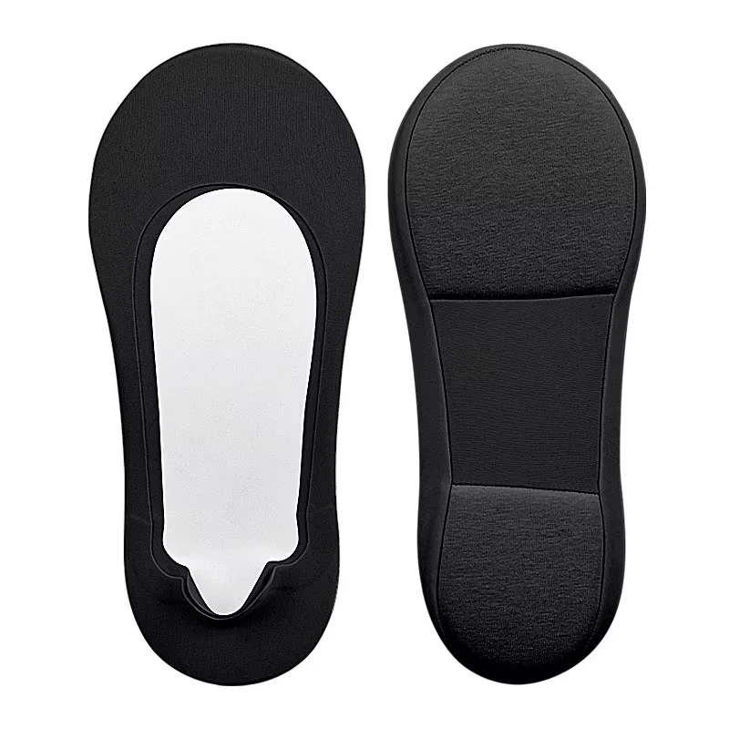 1 Pair Shock Absorbing Heel Sock Low Cut Non Slip Soft Sponge Boat Socks Invisible Anti Slip Breathable Indoor Socks product view