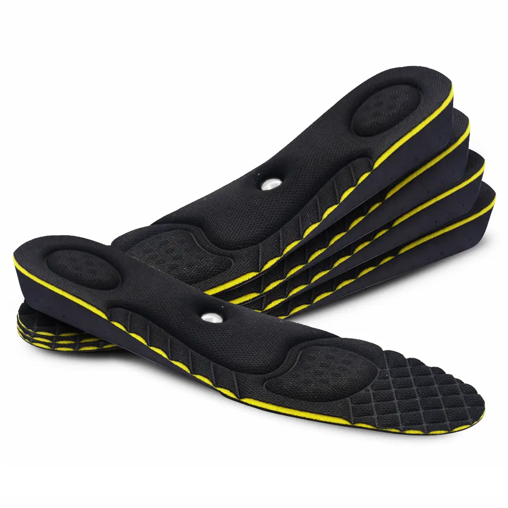 NEW 2cm5cm Acupressure Invisible Height Increase Insole for Men Women Heel Lifting Foot Magnetic Massage Pain Relief Shoe Pads product view