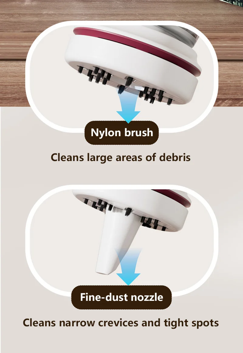 Mini Desktop Multifunctional Vacuum Cleaner Usb Charging Office Study Home Portable Cleaner detail