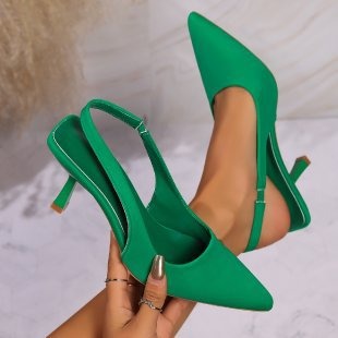 Zapatos De Mujer Lady Office Heels Sandals Sandals with Pointed Toe PU Upper and Sexy Style for Women product view