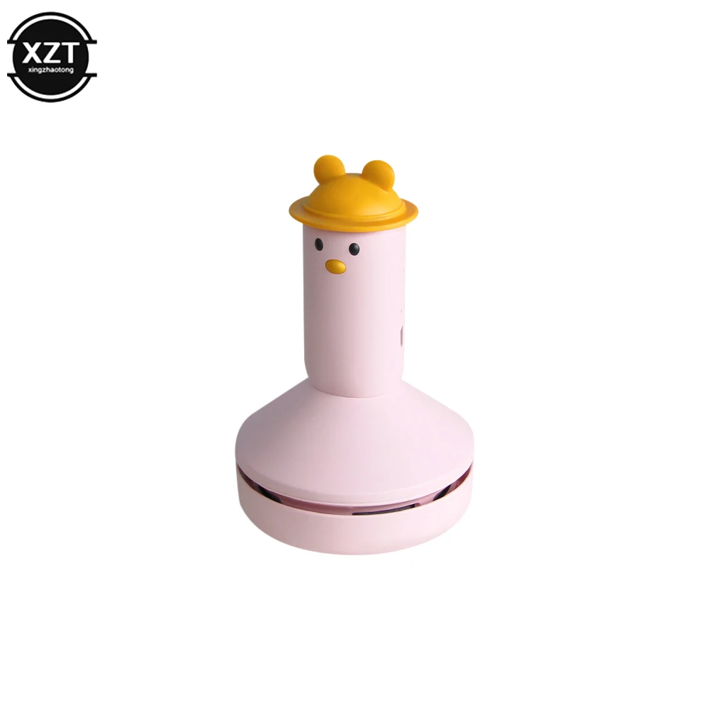 Handheld Desktop Vacuum Cleaner Portable USB Wireless Vacuum Cleaner Cartoon Desktop Keyboard Cleaning Tools detail