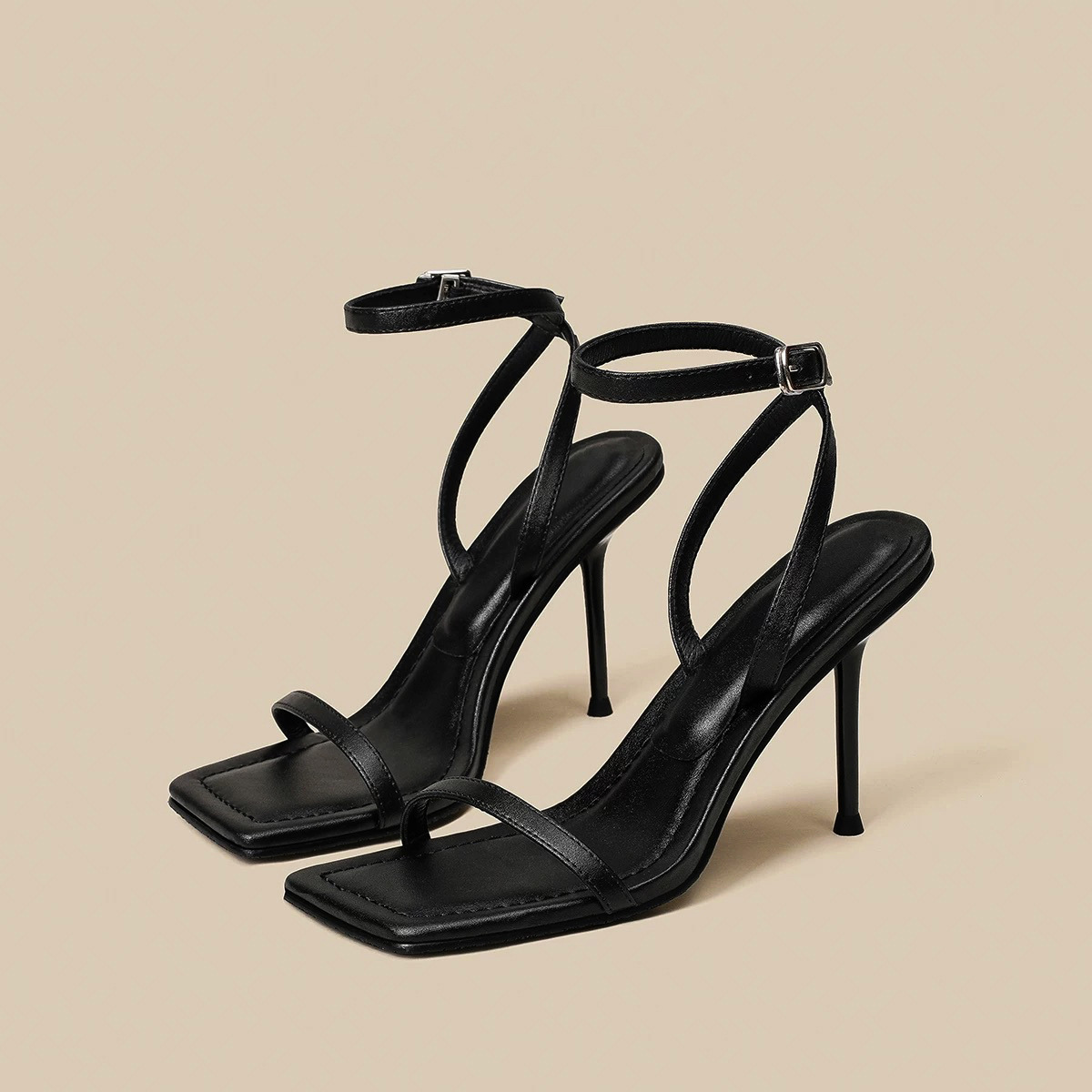 Summer New Elegant CelebrityLike Design Chic Stiletto Open Toe Strap Sandals Women High Heels for Women and Ladies product view