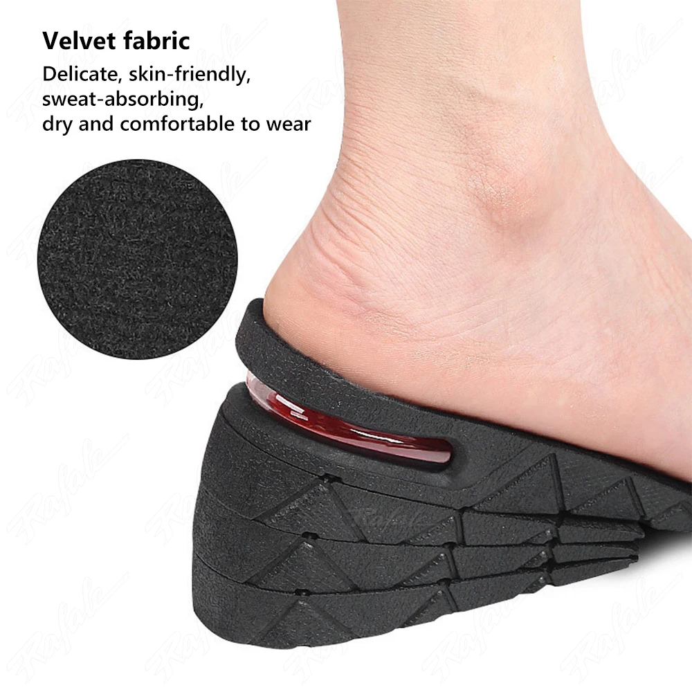 Insoles For Shoes Height Increase Insole Cushion 39cm Height Lift Adjustable Cut Shoe Heel Insert Taller Women Men Unisex detail