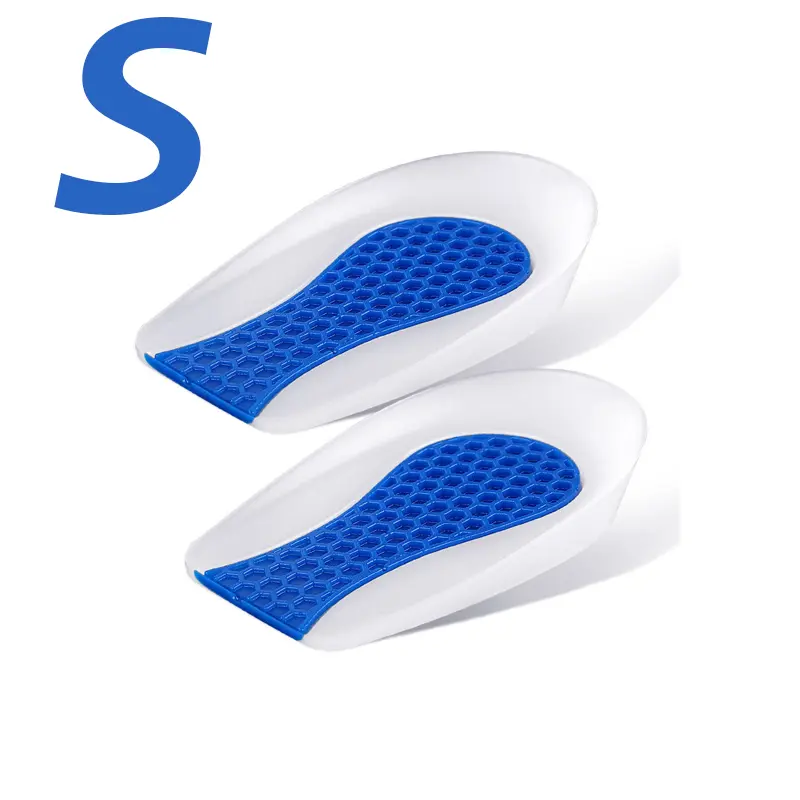 2PCS Heel Pain Relief Cushion Pad with Pu Gel Heel Cup for AntiSpurs ShockAbsorbing Insole for Sports Shoes product view