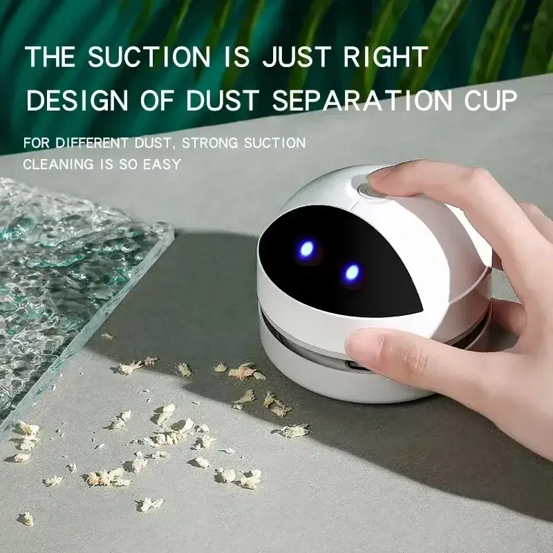 Mini Vacuum Cleaner Portable Desk Table Dust Vacuum USB Handheld Table Sweeper Hair Pencil Crumbs Cleaning Tool Vacuum Cleaner product view