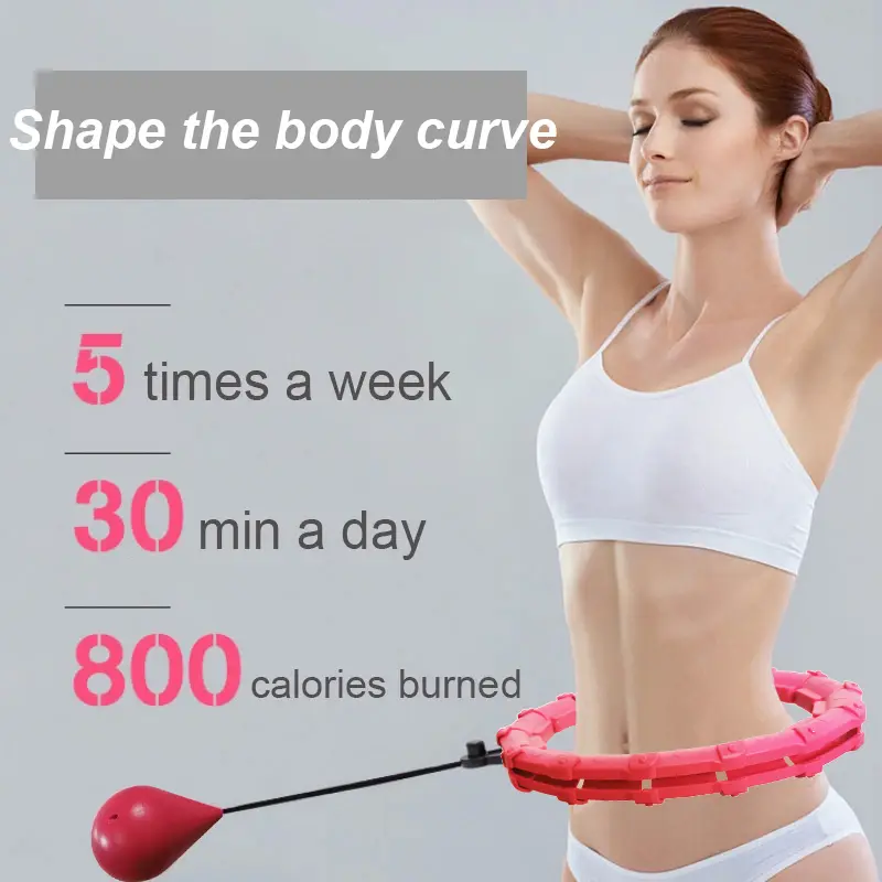 32202428 Adjustable Sport Hoops Thin Waist Exercise Detachable Massage Hoops Fitness Equipment Gym Home Training Weight Loss product view