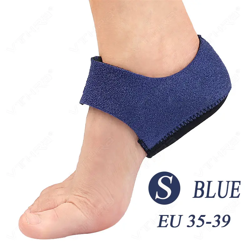 Plantar Fasciitis Silicone Heel Protector for Spurs Shock Absorption Shoes Pads U Cup Halfyard Socks Sleeve Pain Relief Insoles product view