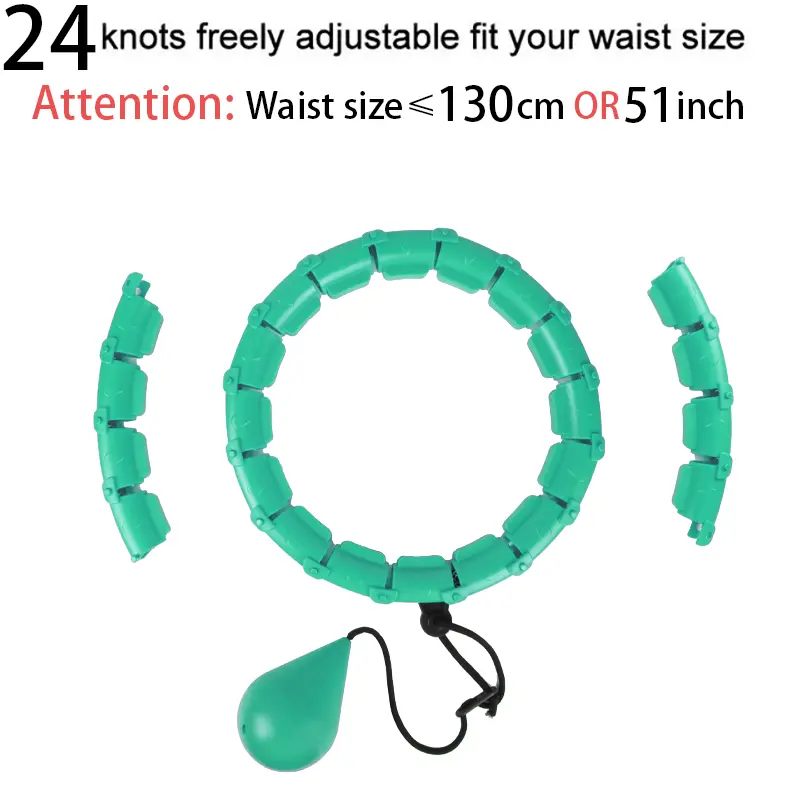 32202428 Adjustable Sport Hoops Thin Waist Exercise Detachable Massage Hoops Fitness Equipment Gym Home Training Weight Loss product view