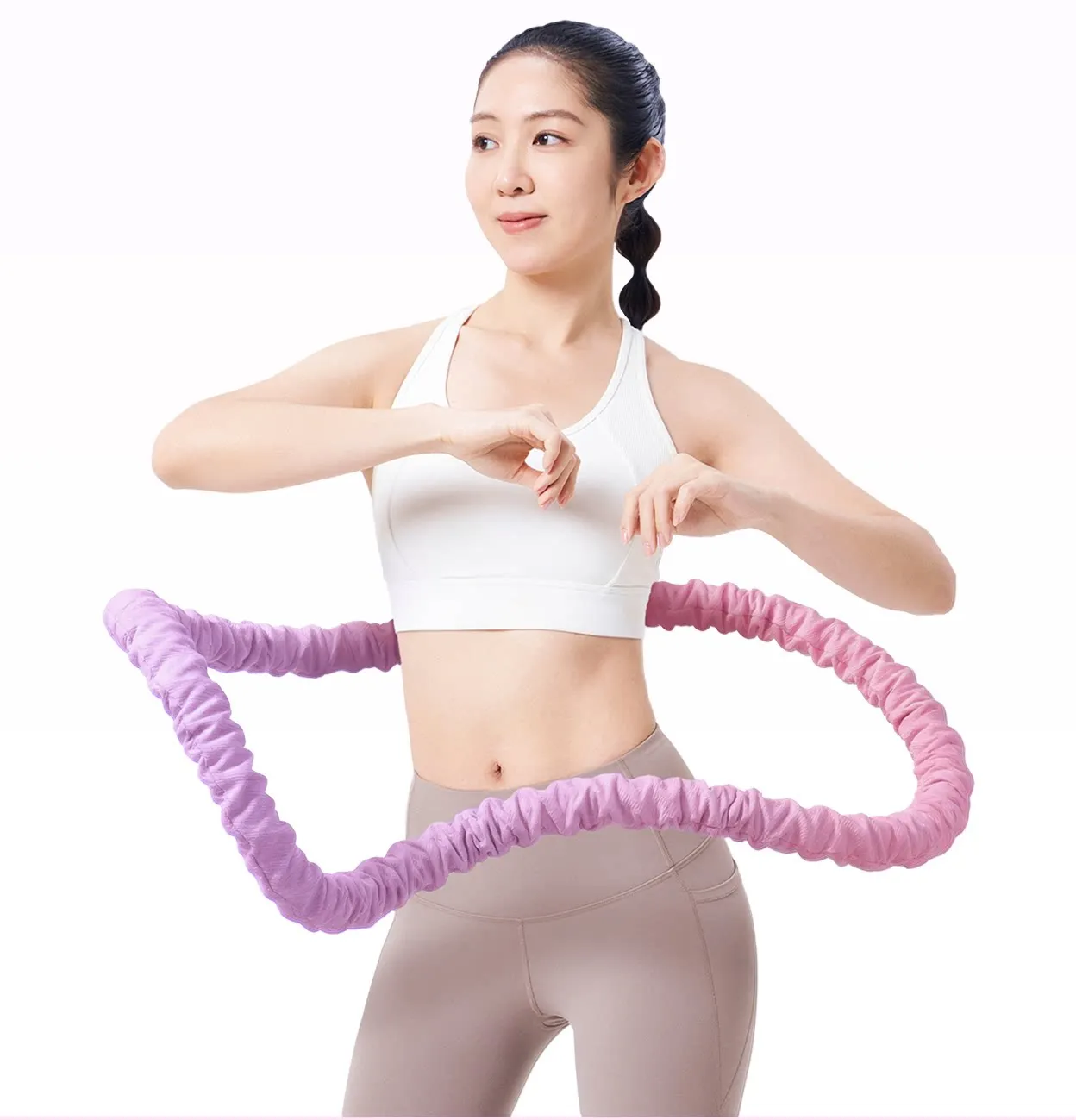 Soft hula hoop abdominal weight loss increased female thin belly weight loss does not hurt the waist detail