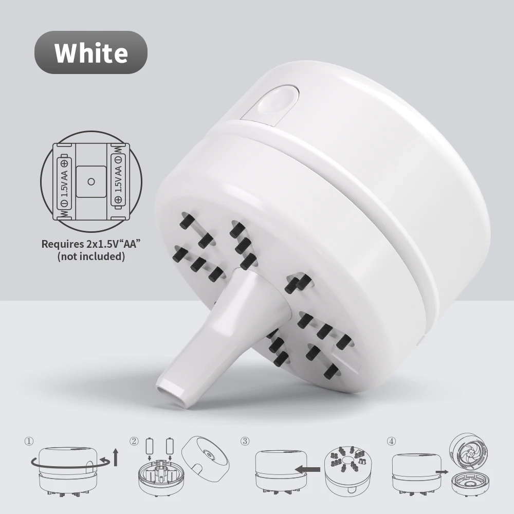 Cordless Mini Desk Vacuum Cleaner Portable Keyboard Cleaner Desktop Dust Sweeper for Home Office Table Crumbs detail