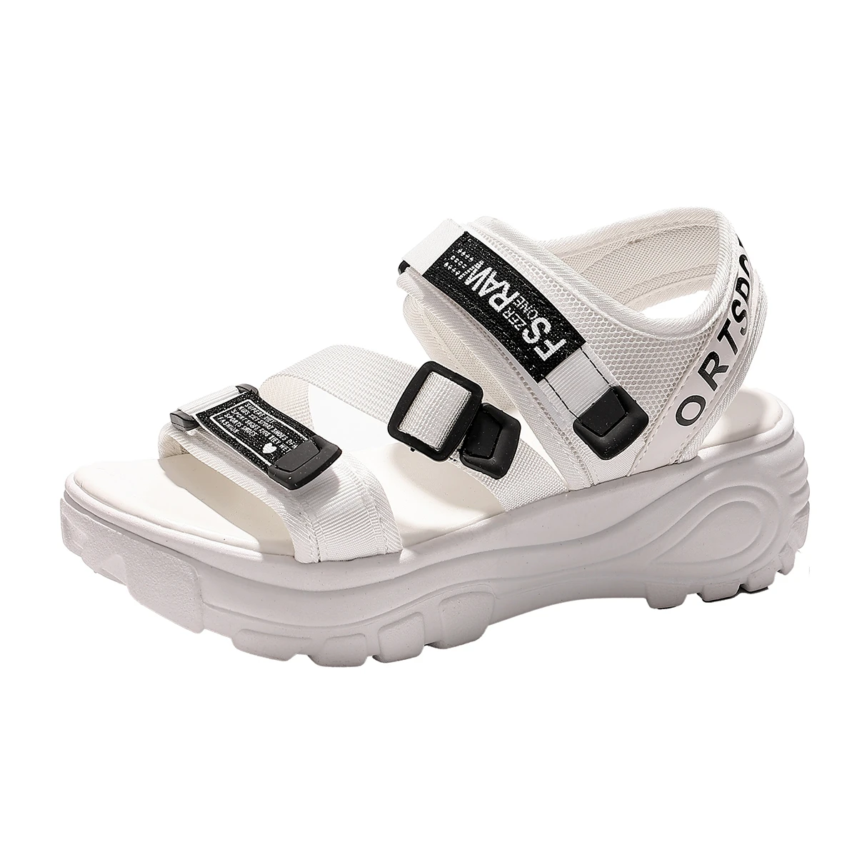 Summer Hot Selling Fish Mouth Comfortable Slope Heel Beach Casual Sandals for Women Fashion New Elegant Thick Bottom Sandals detail