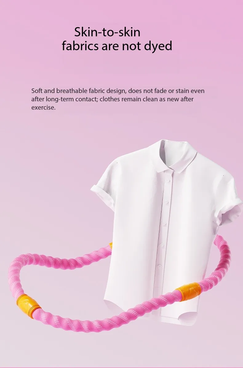 Silent Soft Spring Hula Hoop Foldable Portable Body Shaping Fitness Ring Comfort Massage Sports Equipment for Adults detail