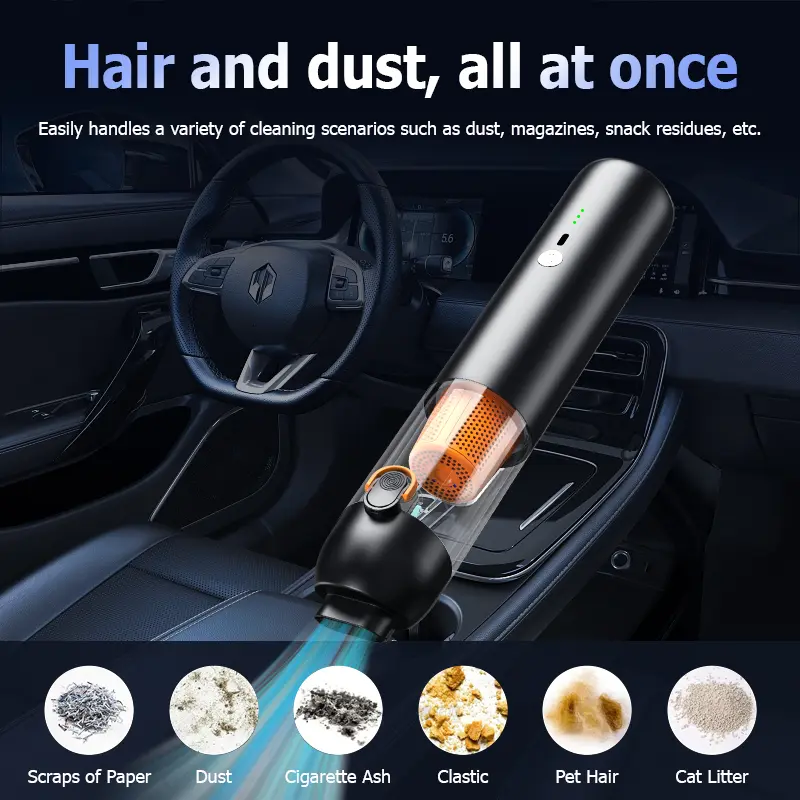 Compact vacuum cleaner is suitable for computer rooms indoor and outdoor areas and cars It has extremely strong suction power product view
