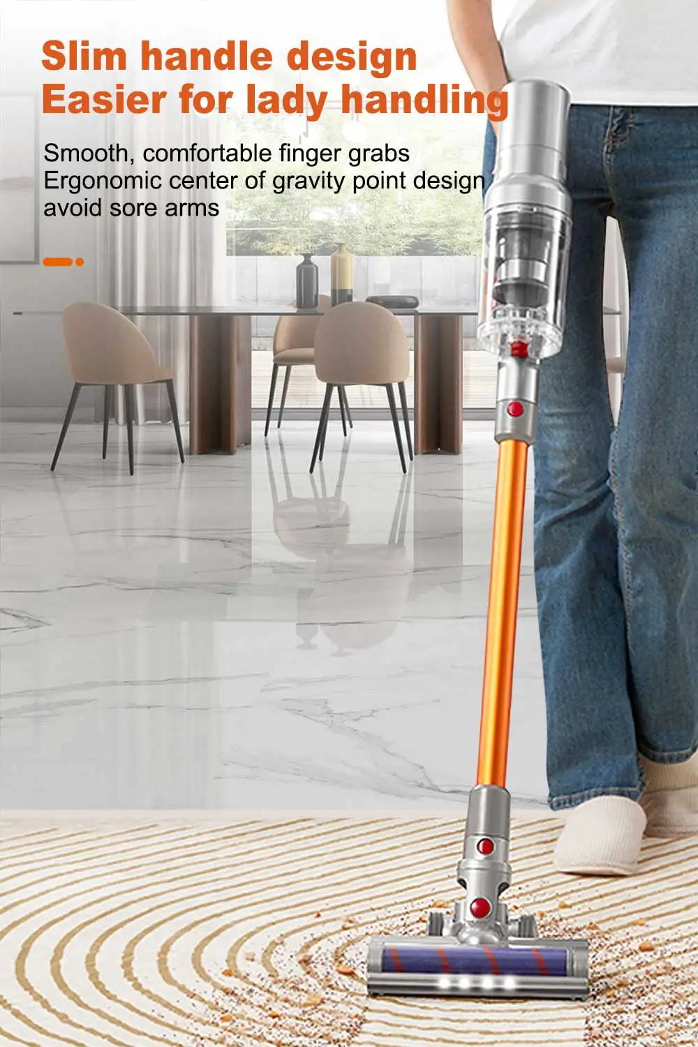 Wireless Handheld Vacuum Cleaner VC20527000PA SuctionSmart Dust SensorTouch ScreenPortable Stick Cordless Vacuum for Home detail
