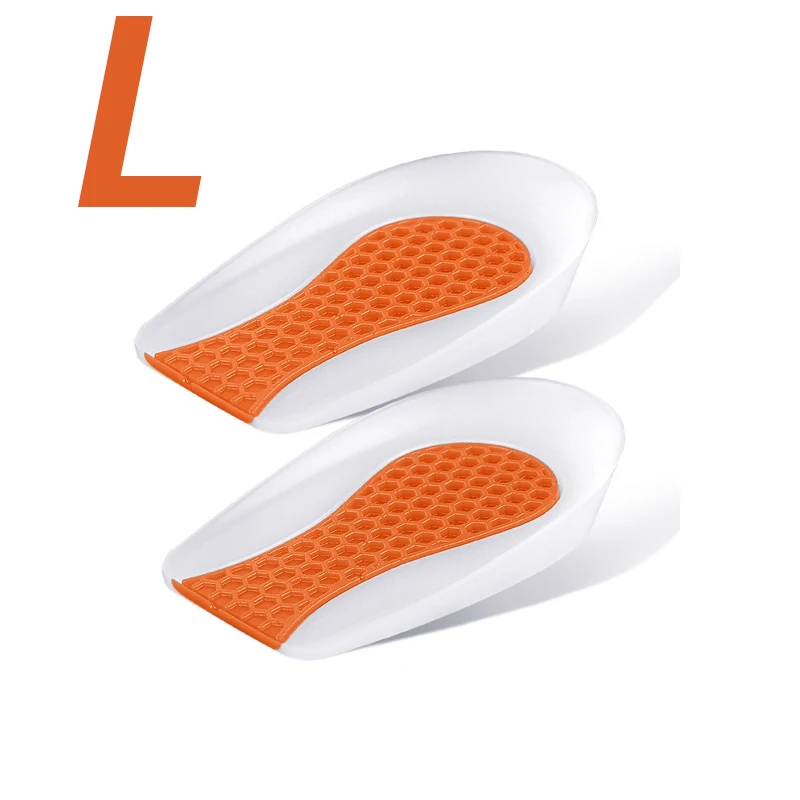 2PCS Heel Pain Relief Cushion Pad with Pu Gel Heel Cup for AntiSpurs ShockAbsorbing Insole for Sports Shoes detail