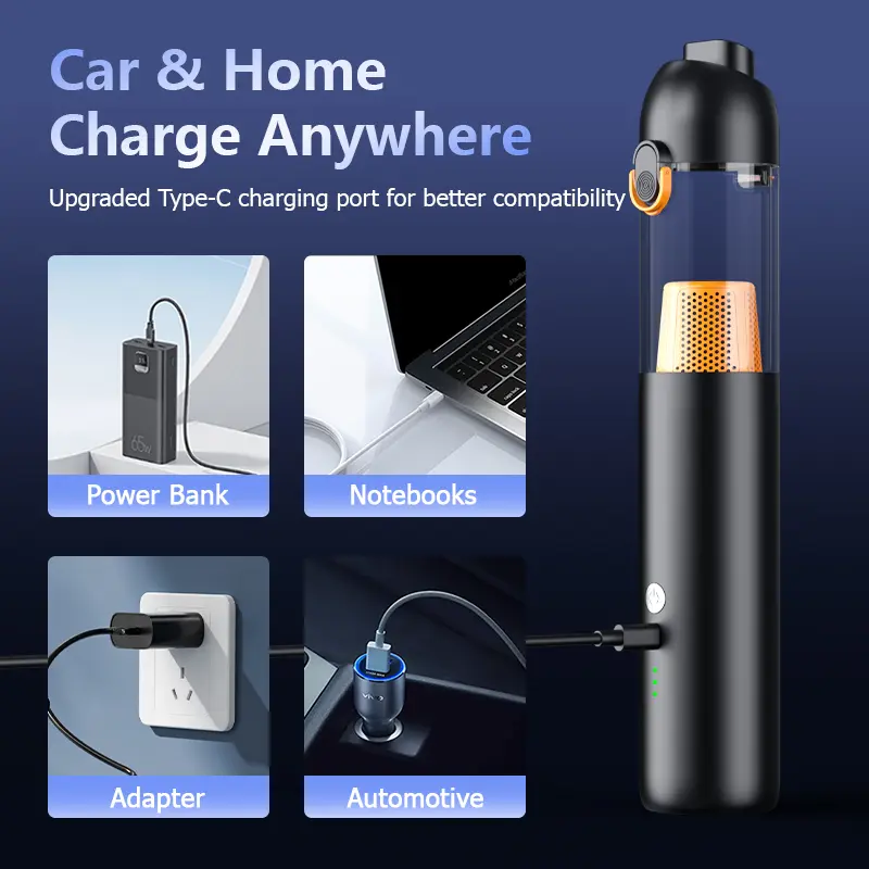 Compact vacuum cleaner is suitable for computer rooms indoor and outdoor areas and cars It has extremely strong suction power product view