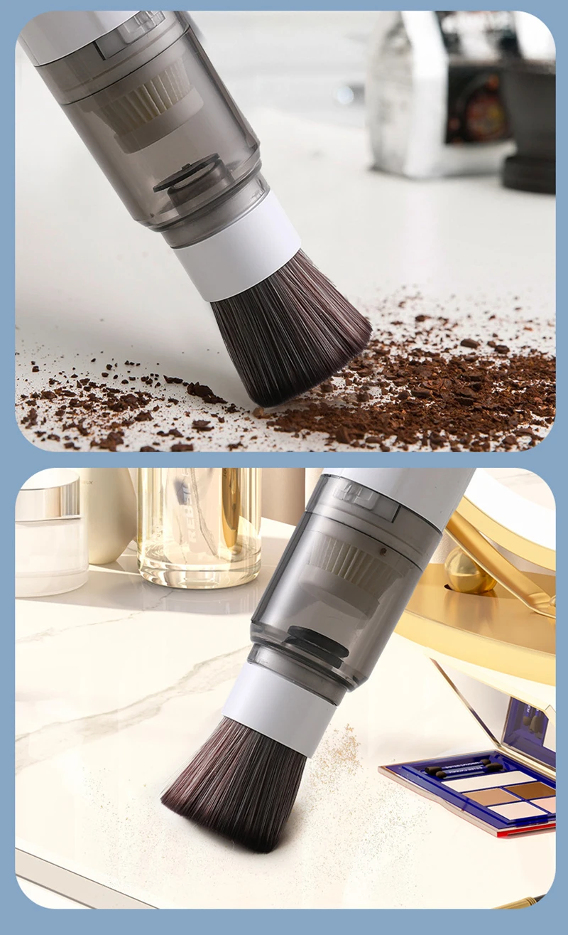 Mini Handheld Vacuum Cleaner 3in1 SuctionBlowWater Absorption Strong Suction Portable for Car Coffee Powder Desktop Cleaning detail