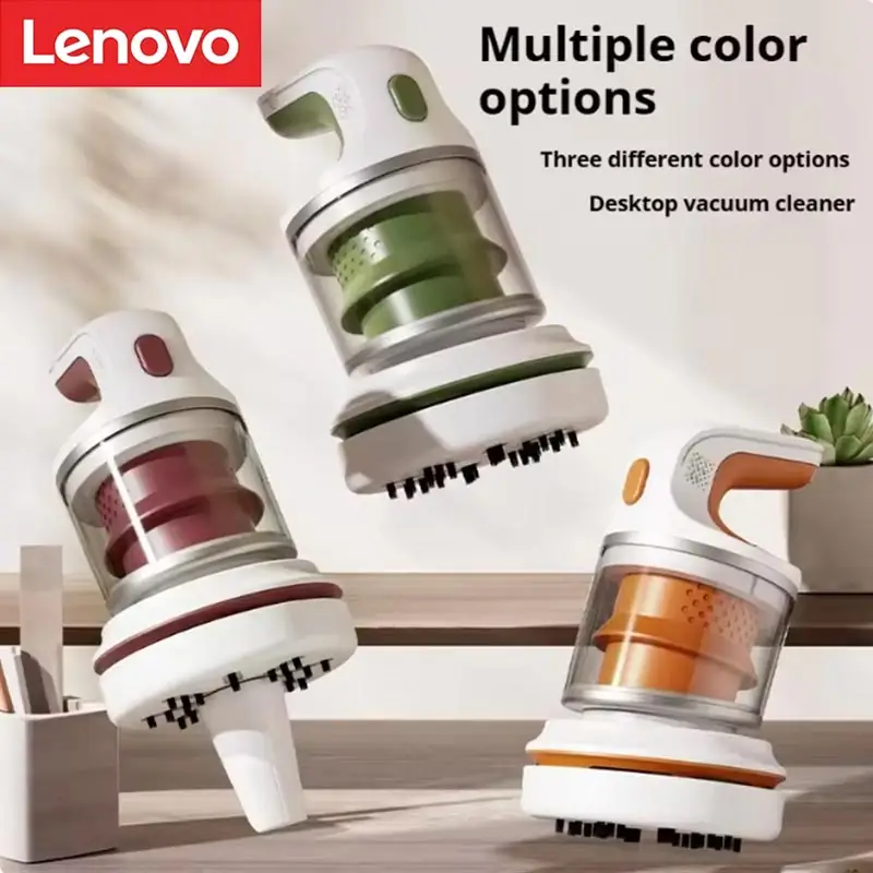 Lenovo Mini Desktop Multifunctional Vacuum Cleaner Usb Charging Office, Study, Home Portable Cleaner