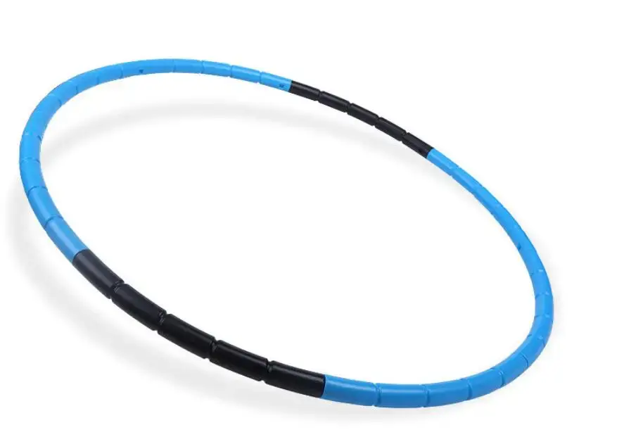 Adjustable Detachable Fitness Hula Ring Circle Weighted Exercise Hoops for Adult and Kids product view
