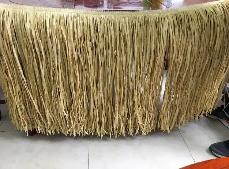 Dance Straw Skirt Hula 80cm Long Bushy Paper Women Stage detail