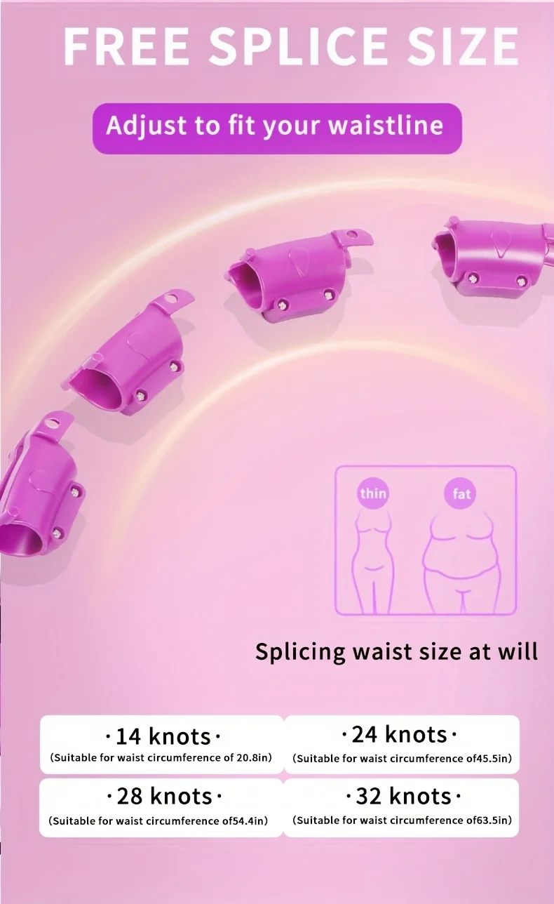 Smart Sport Hoop Weighted Exercise Hoops for Adults Easy Detachable Design With Adjustable WeightFitness Gym Equipment for Home detail