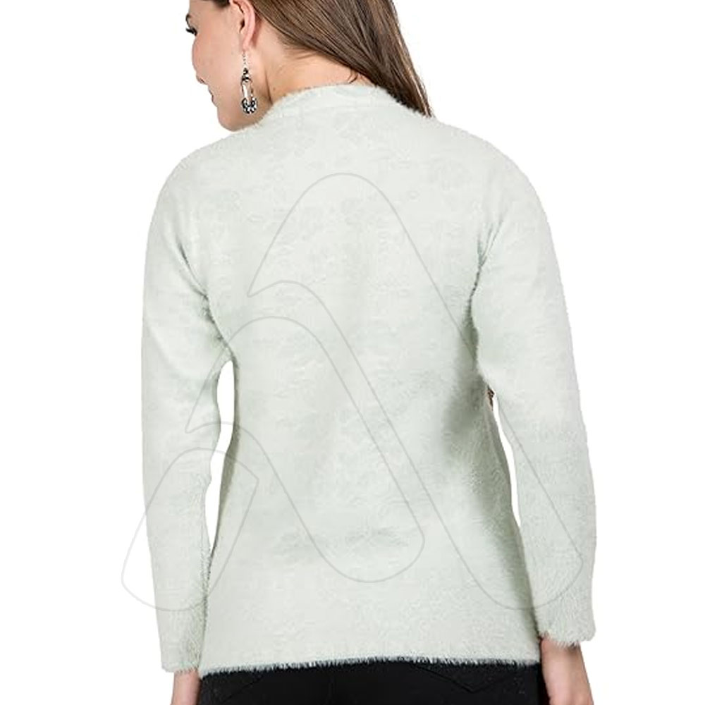 New Style Womens Embroidery 100 Cotton Oversized Casual Knit Sweater Quick Dry Breathable Autumn Winter detail