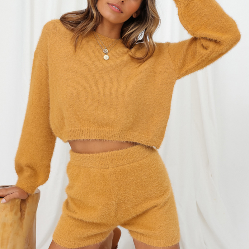 New Ladies Women Knitted Sweater Pullover Long Sleeve Office Lady Jumper Sweater Slim Solid Sweaters Casual Tops product view