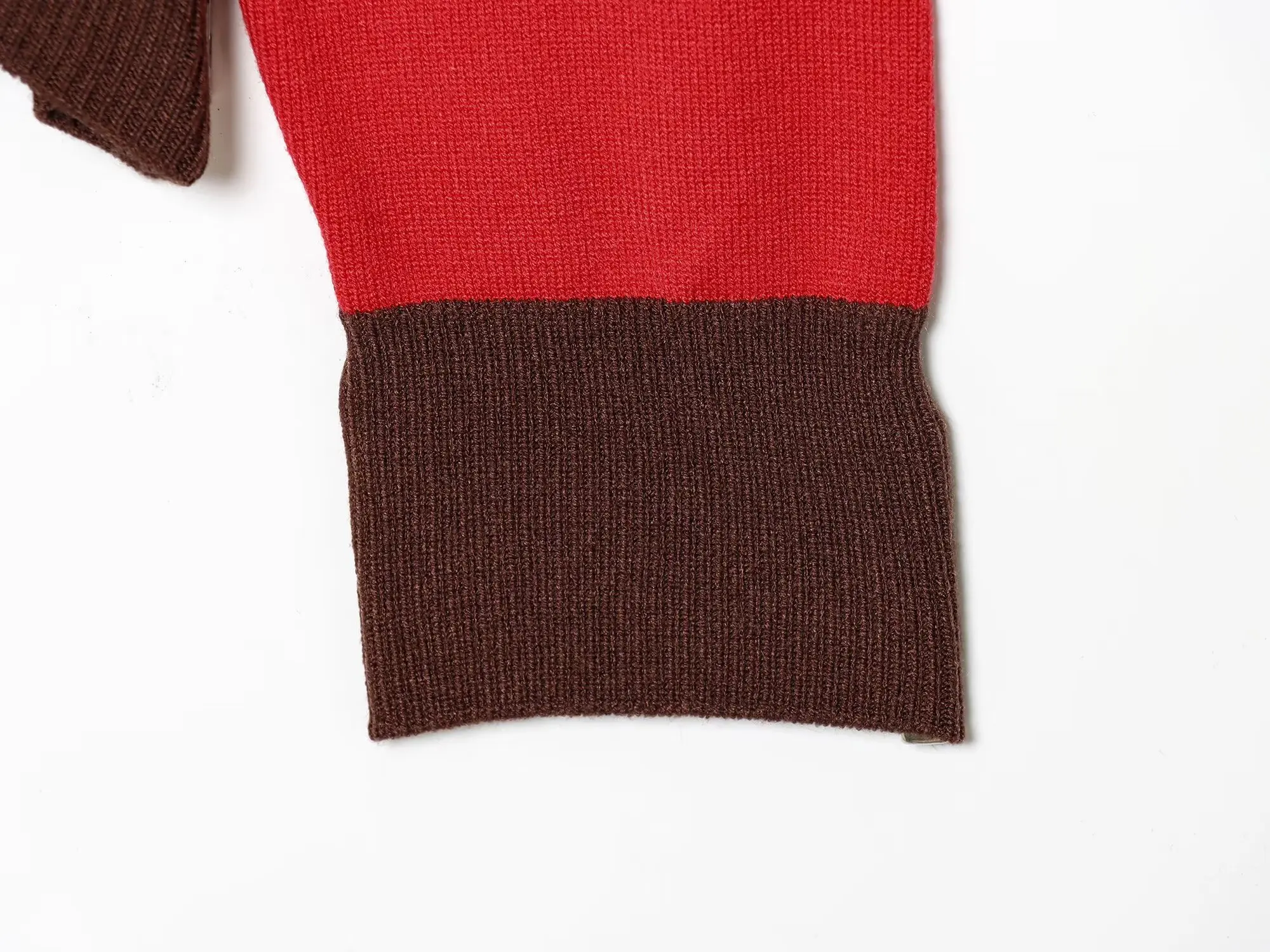 Womens New Knitted Striped Sweater Polo Neck Pullover Fashion Loose Elegant Warm Young Women Sweater Street detail