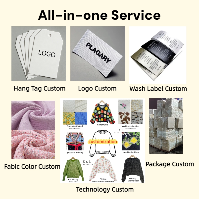 Womens Long Knit Sweater Cardigan Wholesale Custom Clothing Supplier product view