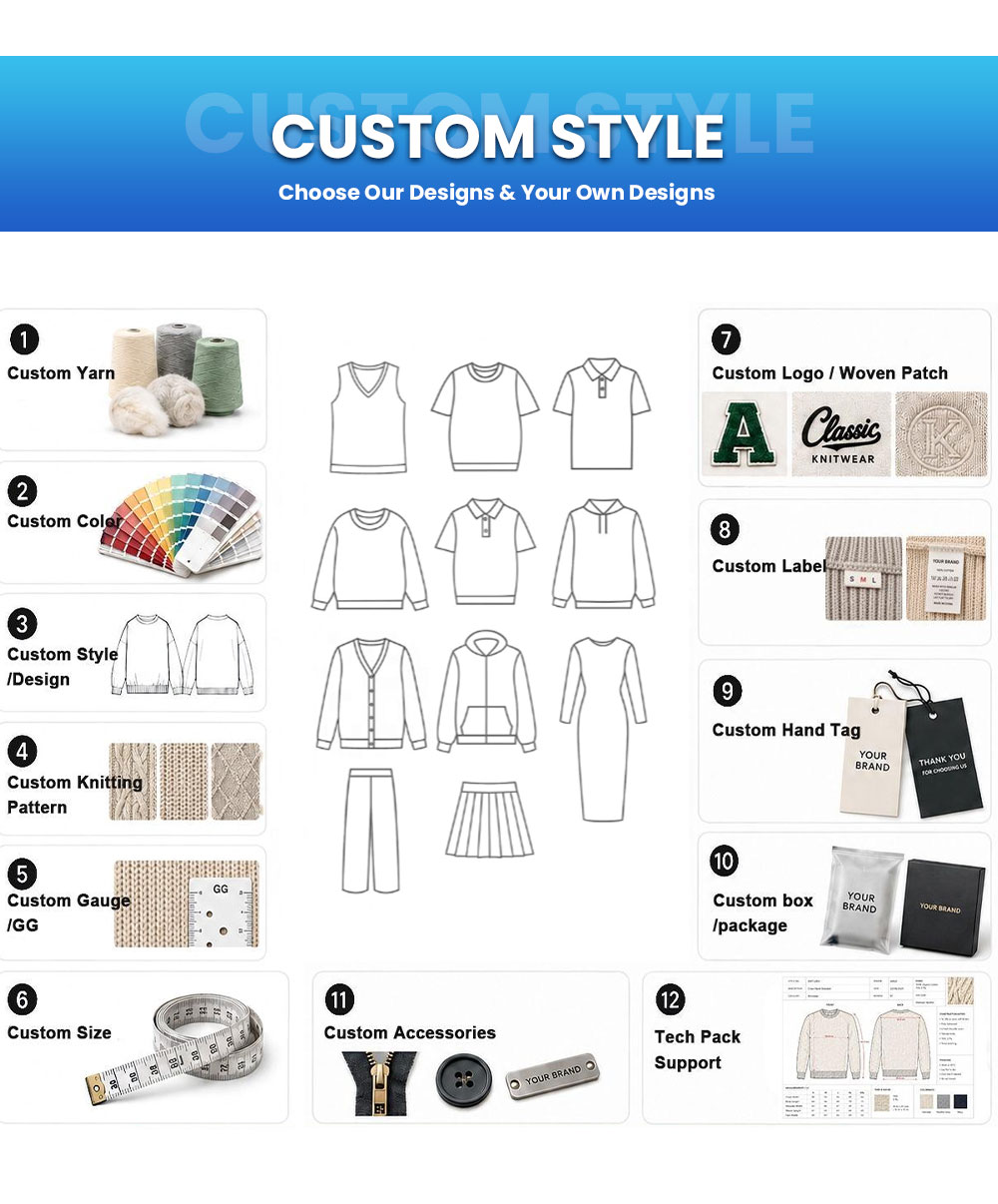 Womens Knitwear Winter Womens Sweater Custom Soft Outdoor Knitwear Plus Size Womens Sweaters detail