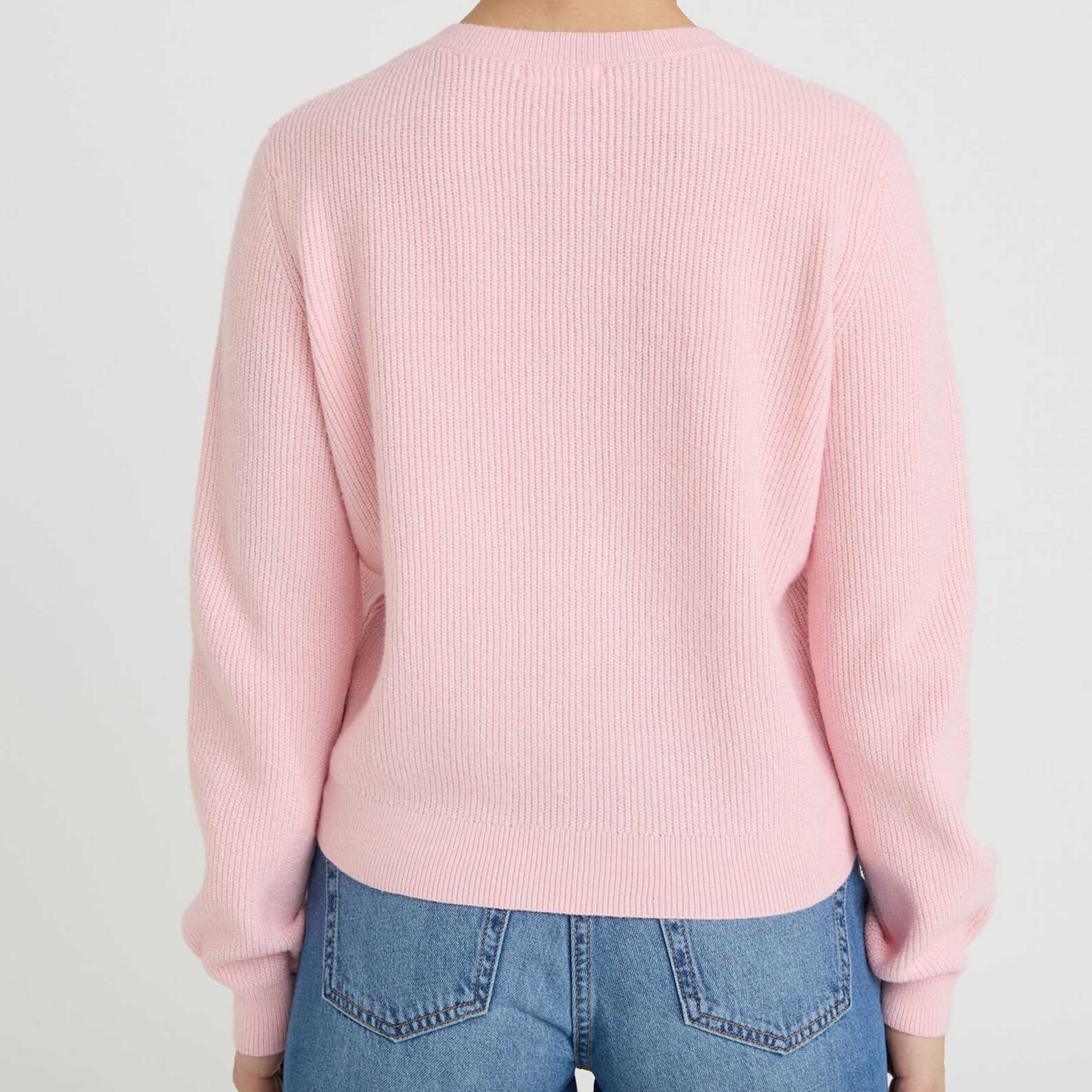 Minimalist O Neck Fleece Lined Breathable Button Up Sweater Womens Plain Basics Daily Wear Sweatshirt Comfortable Knit Tops product view