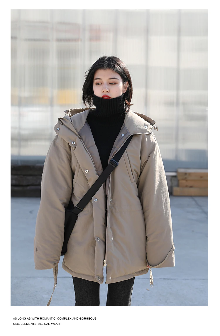 Womens Sweater Loose Turtleneck Sweaters Warm Solid Pullover Knitwear Basic Female Tops Autumn Winter detail