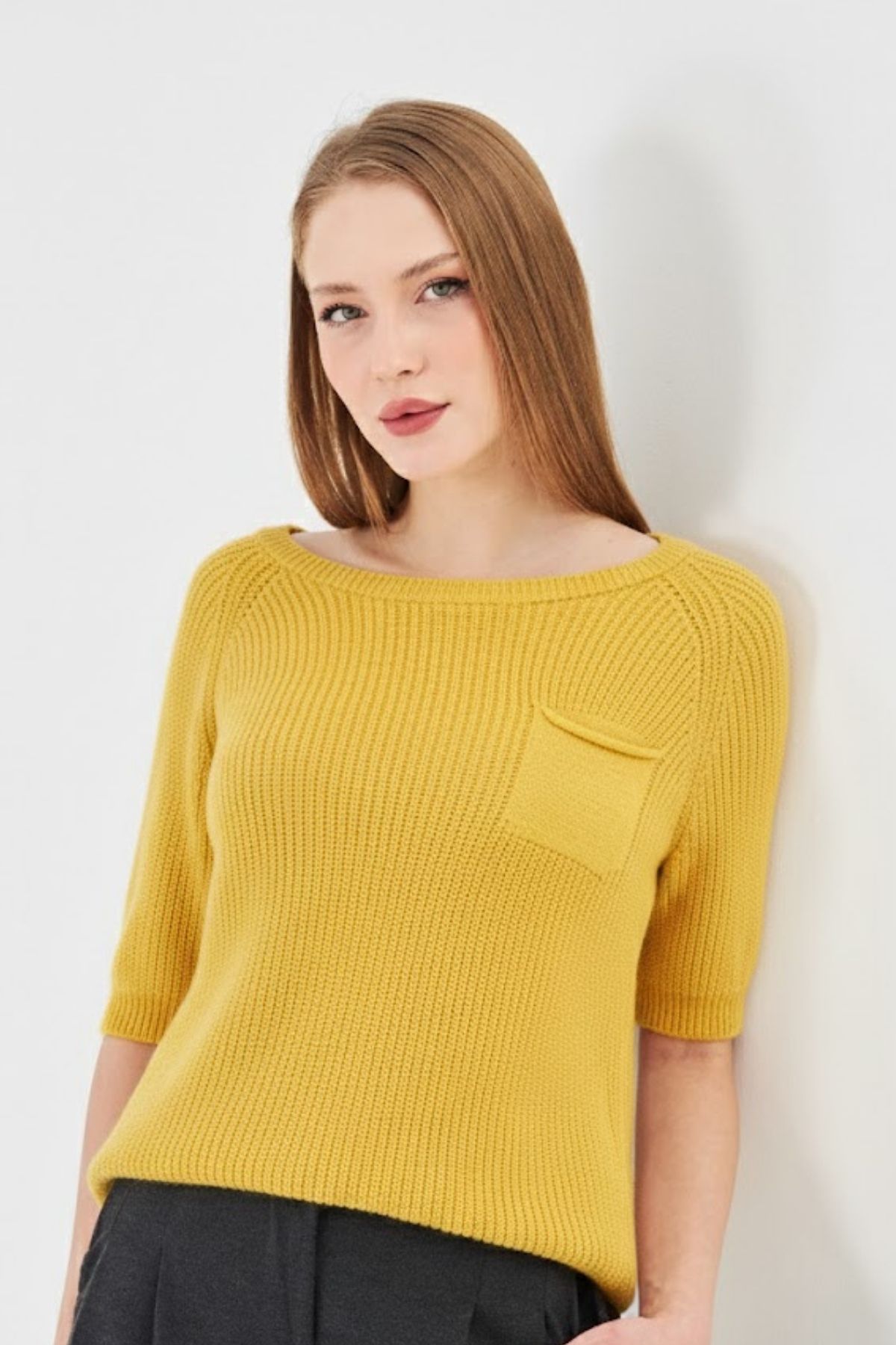 Womens 100 Organic Cotton Loose Breathable Soft Warm Knit Sweater product view