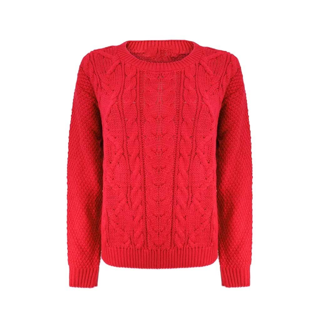 Custom Womens Wool Sweater High Quality Knitted Winter Cardigan Vintage Button Detail Breathable Multi Color product view