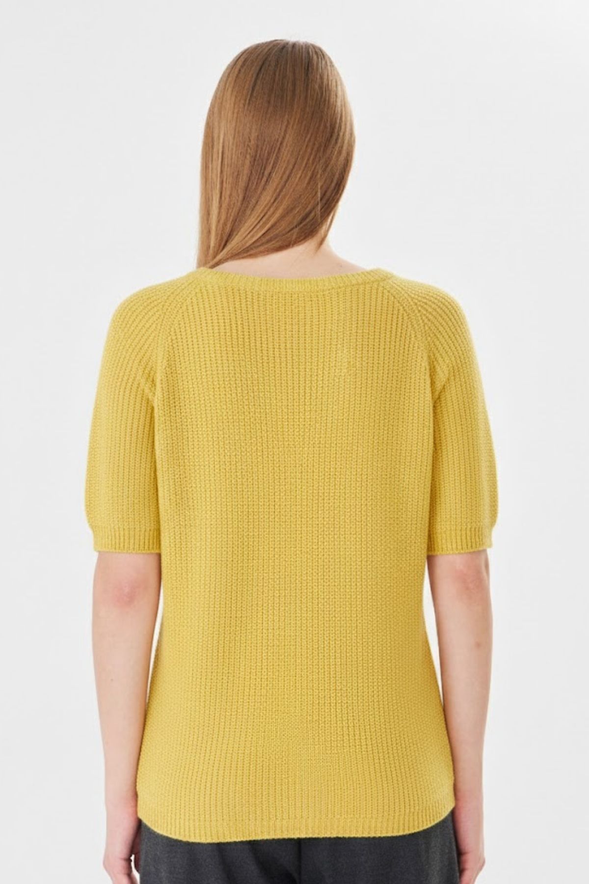Womens 100 Organic Cotton Loose Breathable Soft Warm Knit Sweater product view