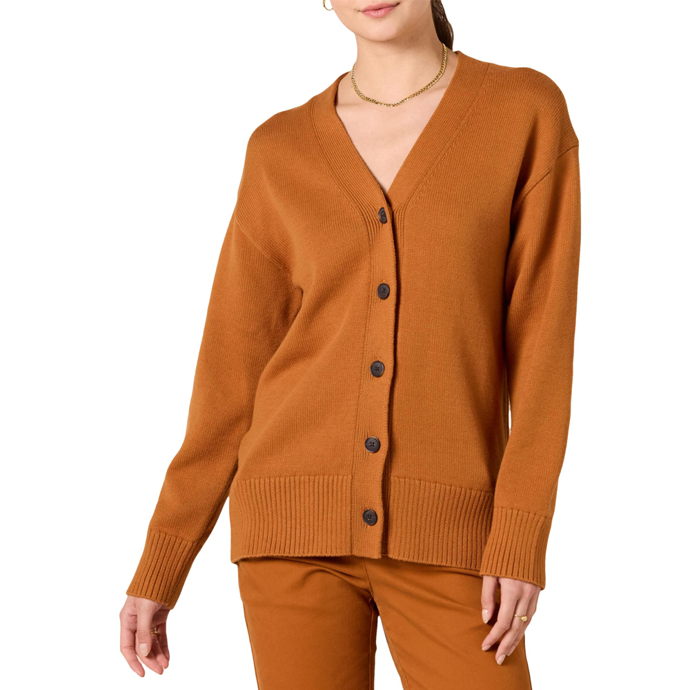 Womens 100 Cotton Sweater Tunic Full Length Regular Sleeve Henley V Neck Tops Fall Dressy Casual Shirt Winter Breathable Front detail