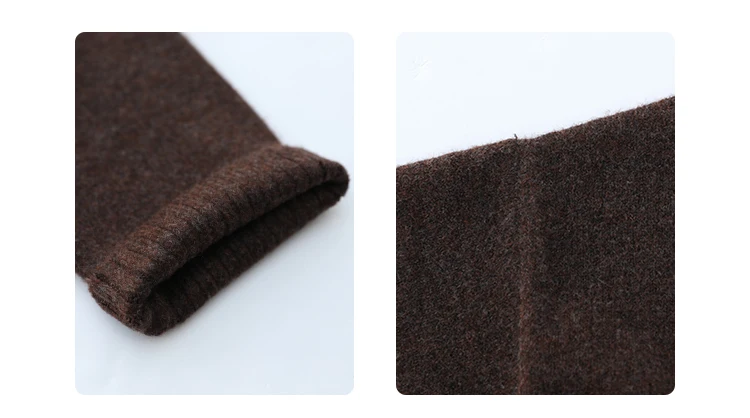 Womens Sweater Loose Turtleneck Sweaters Warm Solid Pullover Knitwear Basic Female Tops Autumn Winter detail