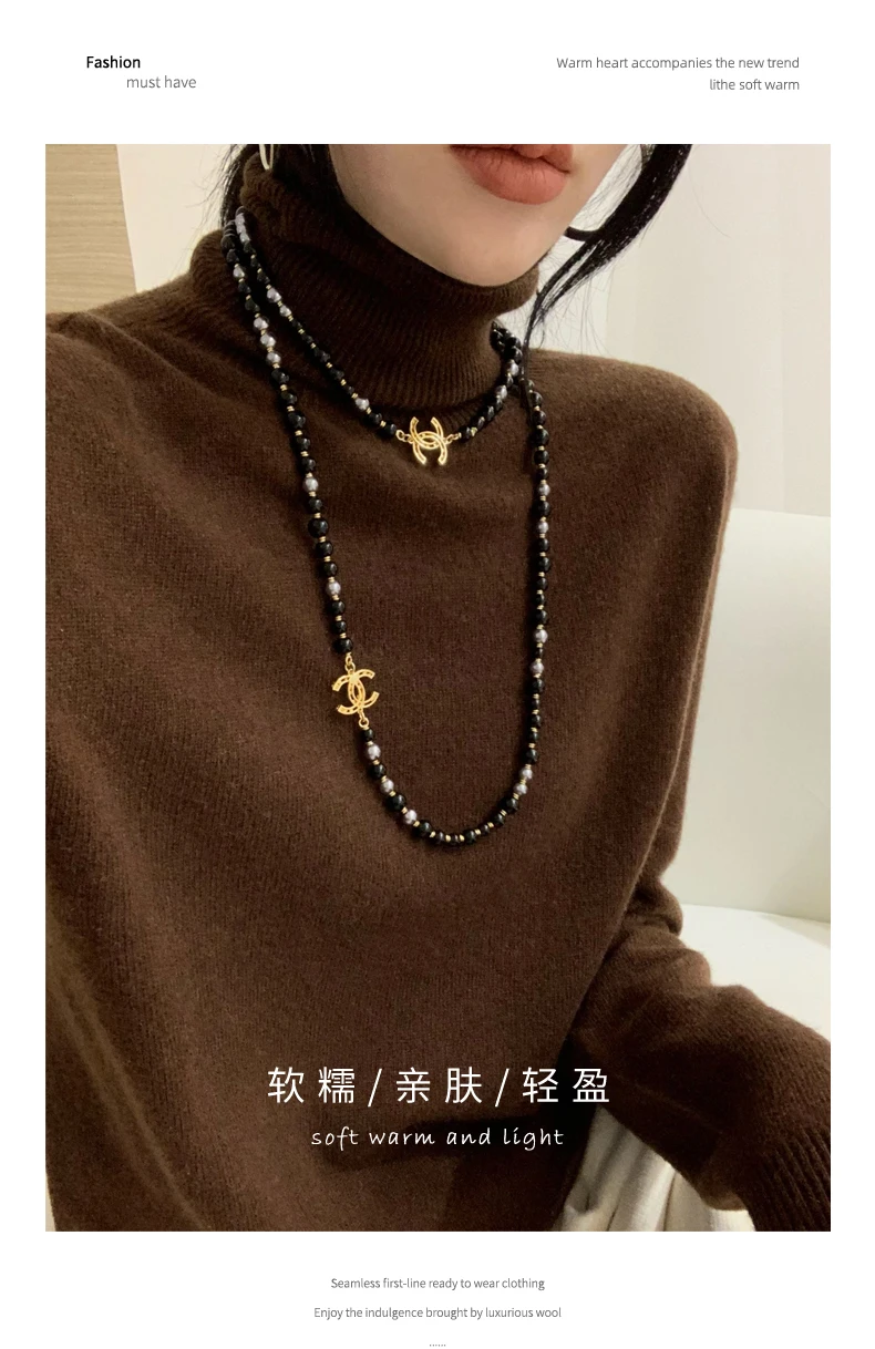 Longsleeved Womens Autumn Winter Pullover New Fashion Sweater Turtleneck Basic Sweater Top Sweatshirt detail