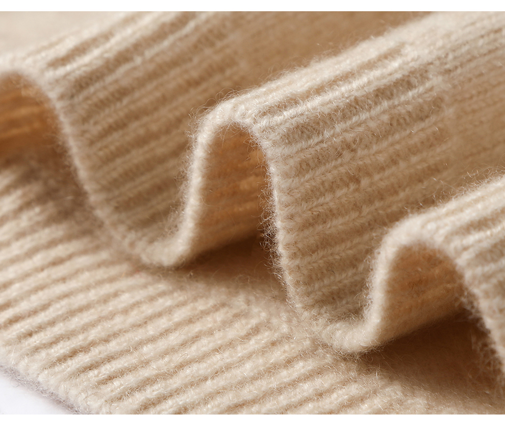 Casual Longsleeved Autumn Womens PolyesterCotton Knitted Slim Sweater with Front Retro Neck Loose Fit detail