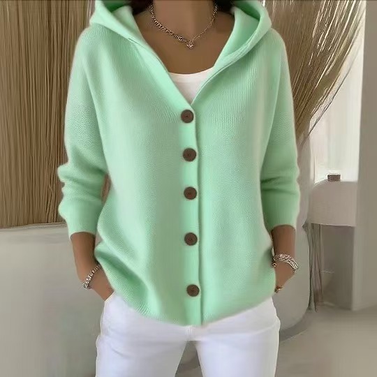 BestSelling New Women Winter Cardigan Sweater Top with a Knitted Design detail