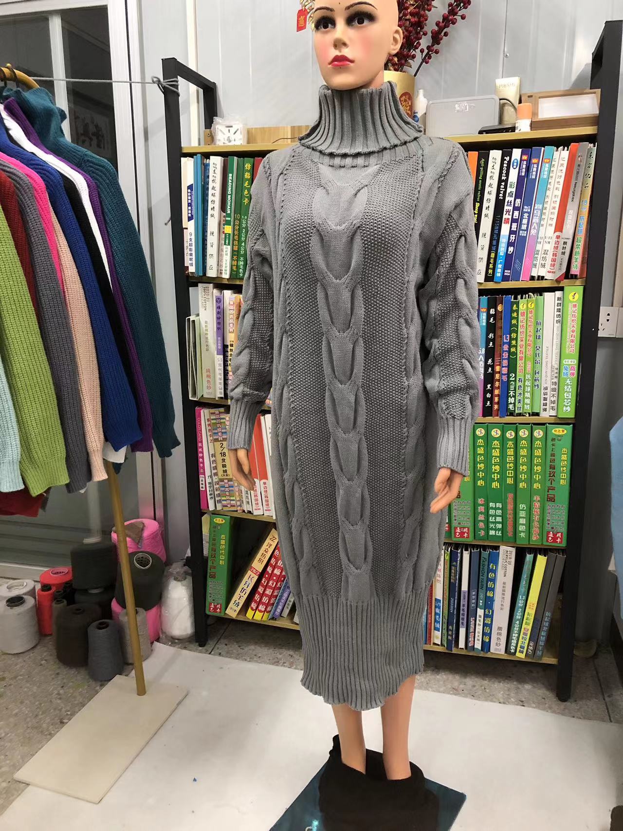 Modern Elegant Solid Full Knit Sweater for Office Layering Supplier Knitwear Pullover Cardigan detail
