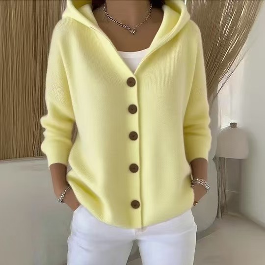BestSelling New Women Winter Cardigan Sweater Top with a Knitted Design detail