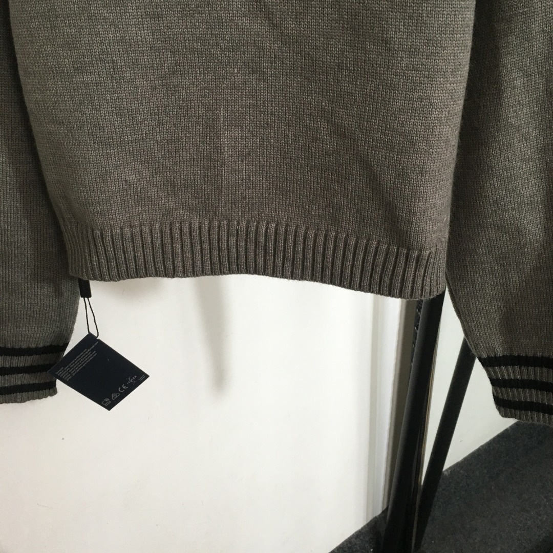 100 Knitted Pullover AutumnWinter Cashmere Sweater detail