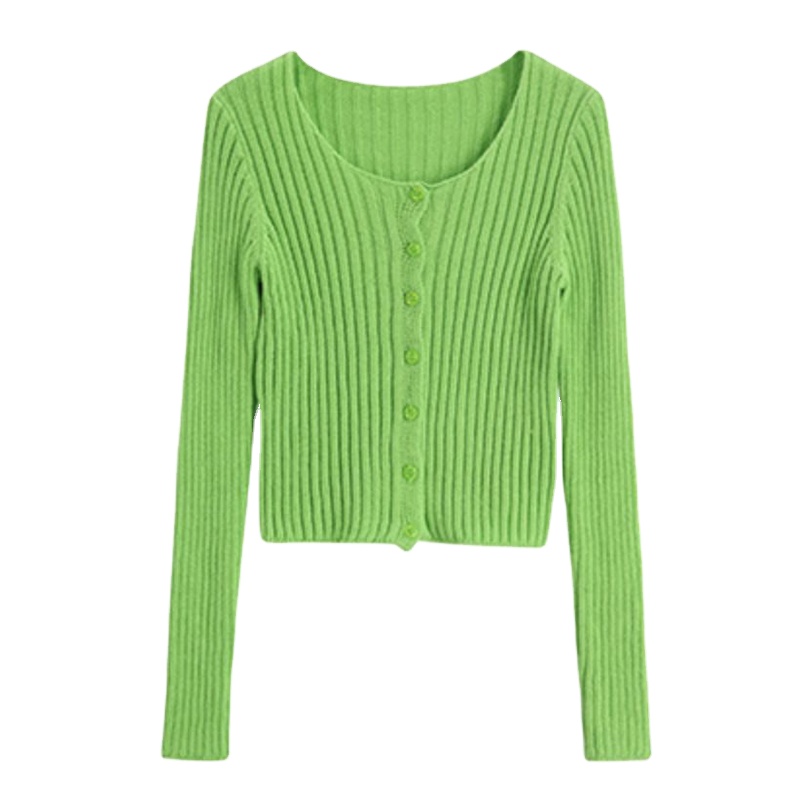 Custom Logo OEM & ODM Plus Size Autumn Women's Cardigan Knitted Sweater