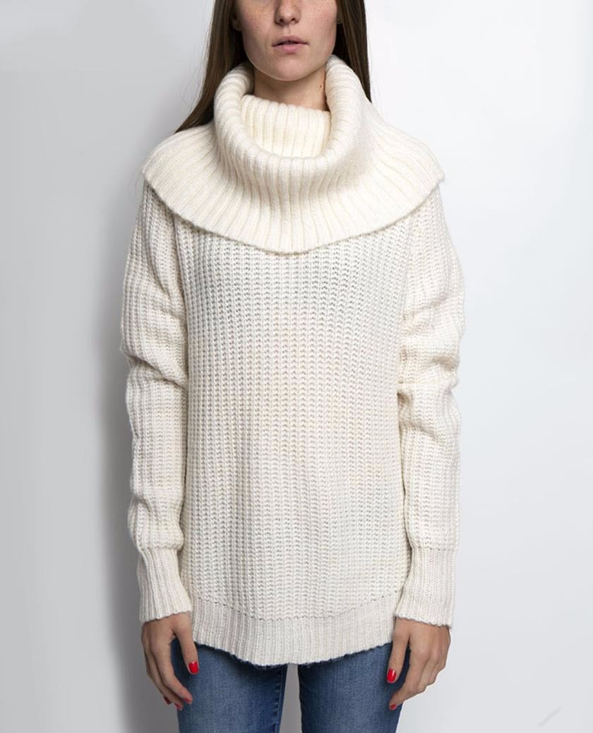 38 Viscose35 Nylon22 Merino Wool5 Alpaca Cable Womens Knitted Sweater detail