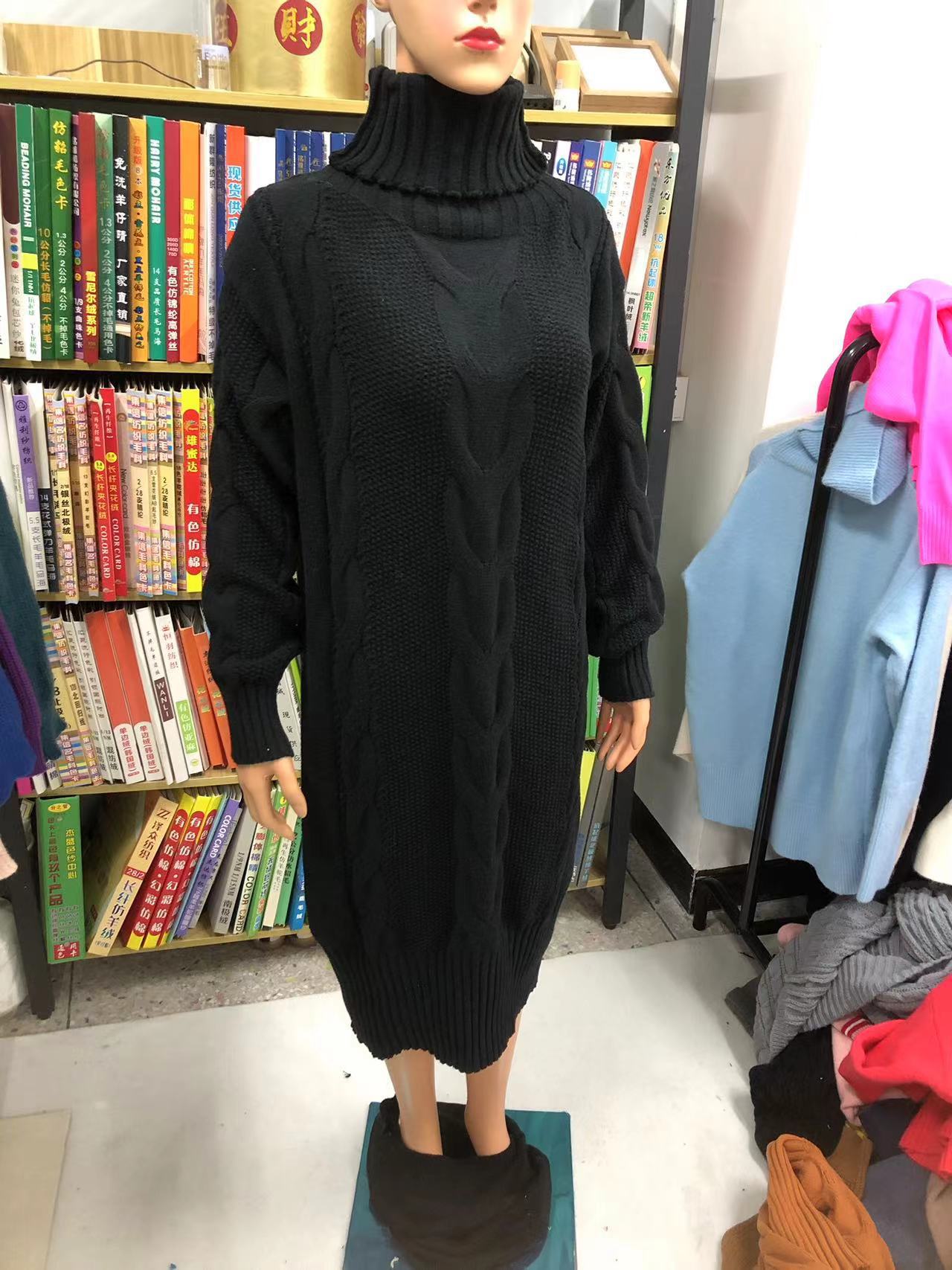 Modern Elegant Solid Full Knit Sweater for Office Layering Supplier Knitwear Pullover Cardigan detail