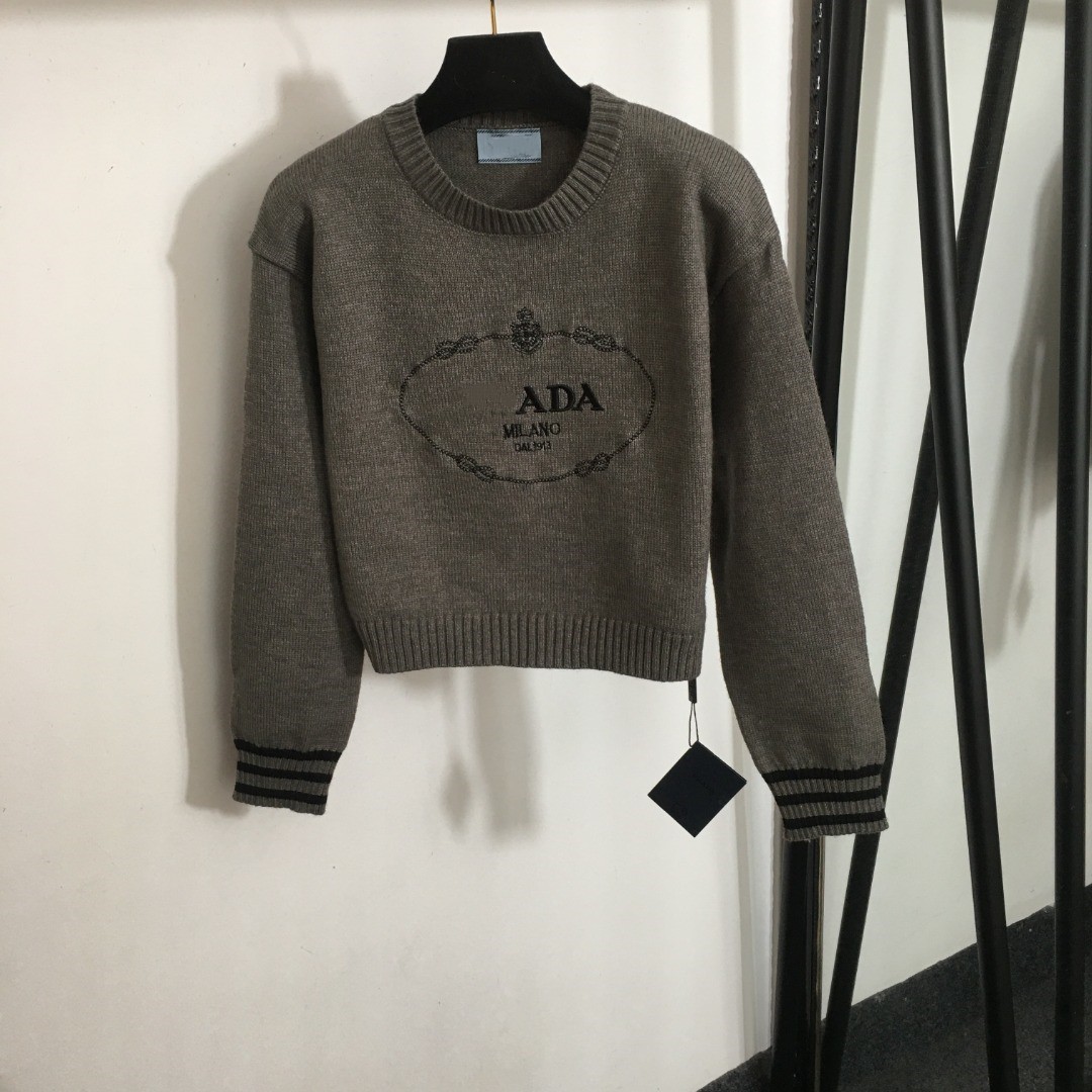 100 Knitted Pullover AutumnWinter Cashmere Sweater detail