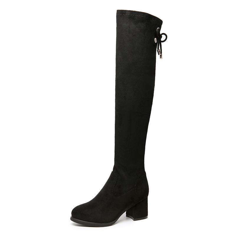 Autumn Thick Heel Boots Long Boots Women Over The ...